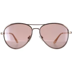 Guess Sunglasses GF0350 28U Shiny Rose Gold Bordeaux Mirror