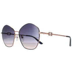 Guess Sunglasses GU7907 20B Shiny Grey Gold Smoke Gradient