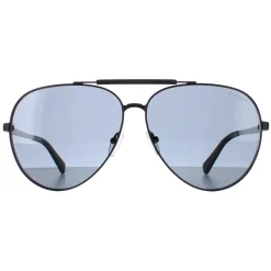Guess Sunglasses GU5209 02D Matte Black Smoke Polarized