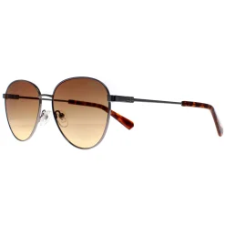 Guess Sunglasses GU8257 10F Shiny Light Nickeltin Brown Gradient