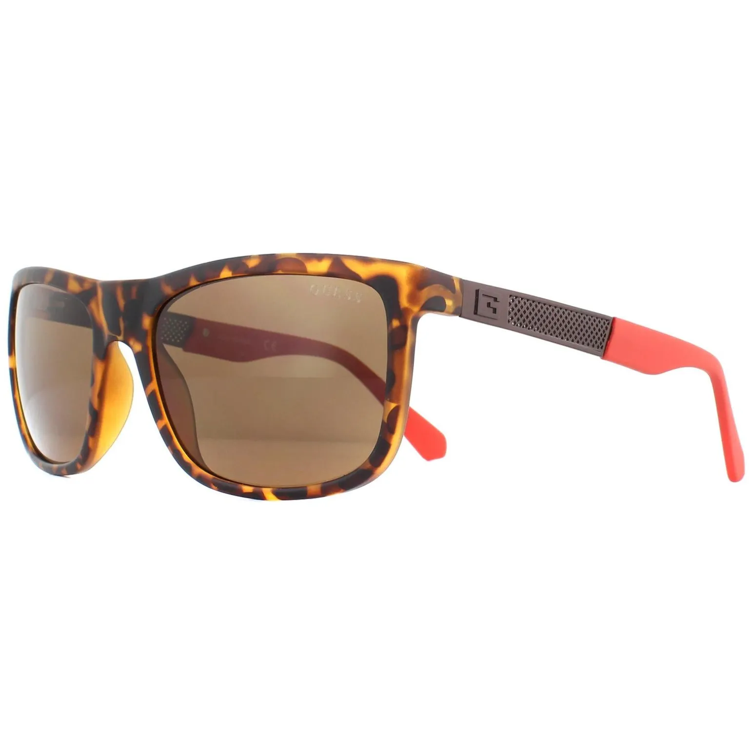 Guess Sunglasses GU6843 52H Dark Havana Brown Polarized