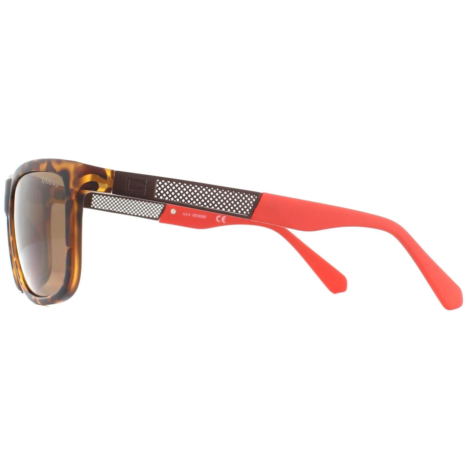 Guess Sunglasses GU6843 52H Dark Havana Brown Polarized