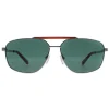 Guess Sunglasses GU00054 08N Shiny Gunmetal Green