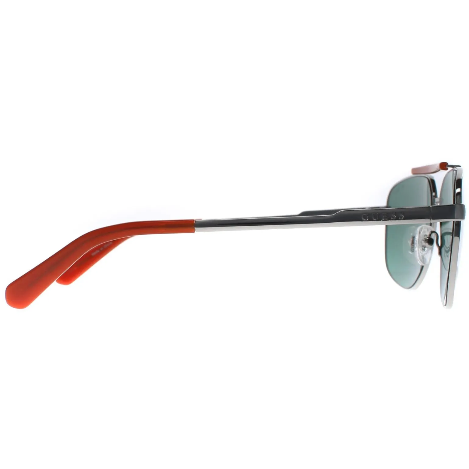 Guess Sunglasses GU00054 08N Shiny Gunmetal Green