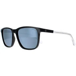 Guess Sunglasses GU6944 01Q Shiny Black Green Mirror