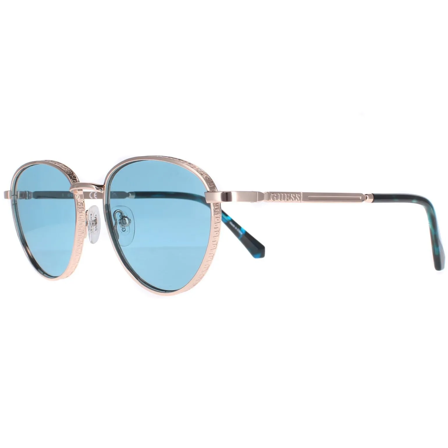 Guess Sunglasses GU5205 32W Gold Blue Gradient