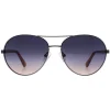 Guess Sunglasses GU5213 10W Shiny Light Nickeltin Blue Gradient