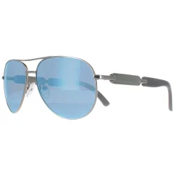 Guess Sunglasses GU7295 06X Shiny Dark Nickeltin Blue Mirror