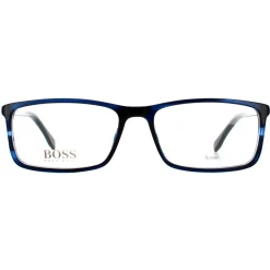 Hugo Boss Glasses Frames BOSS 0680/IT 38I Blue Horn Men