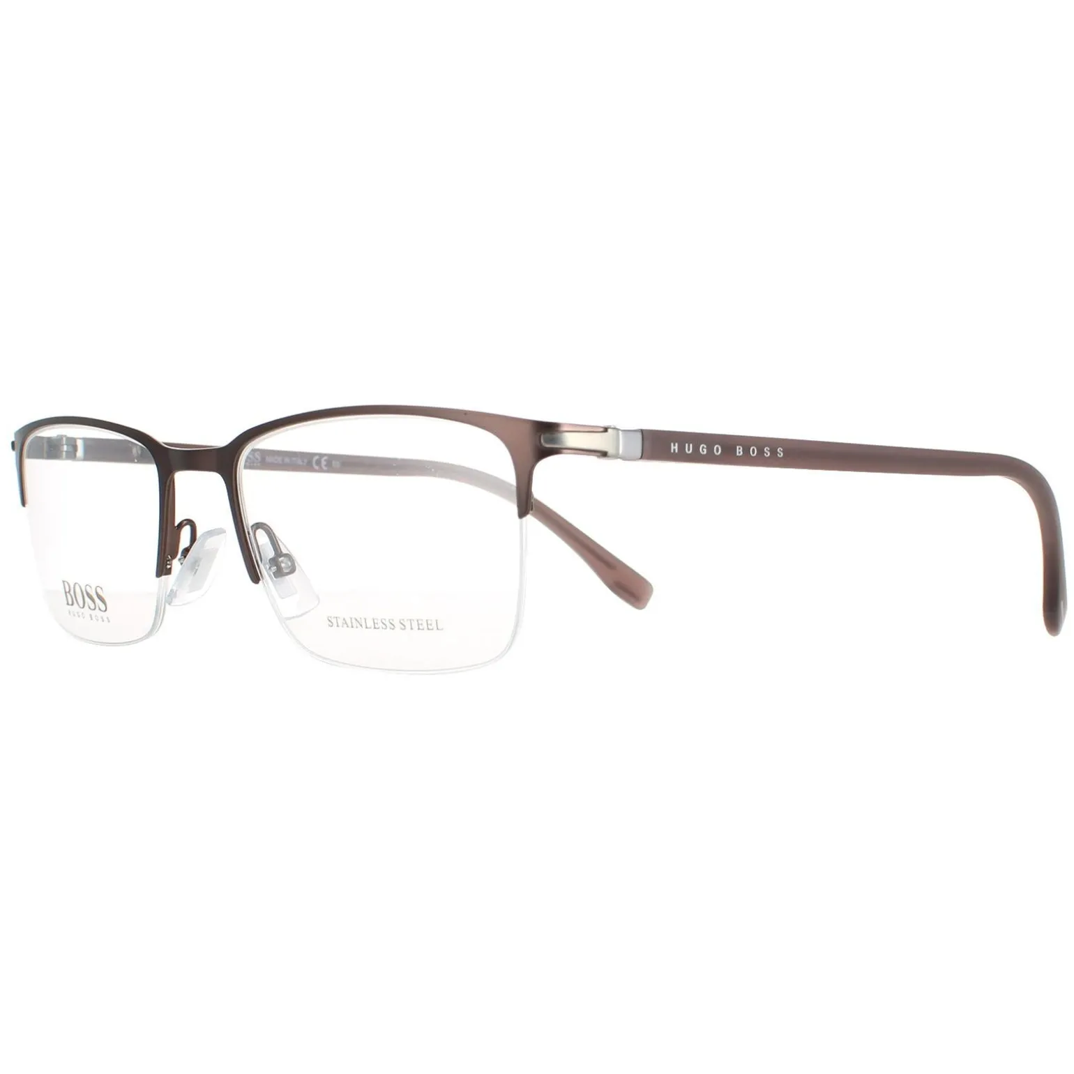 Hugo Boss Glasses Frames BOSS 1007/IT 4IN Matte Brown Men