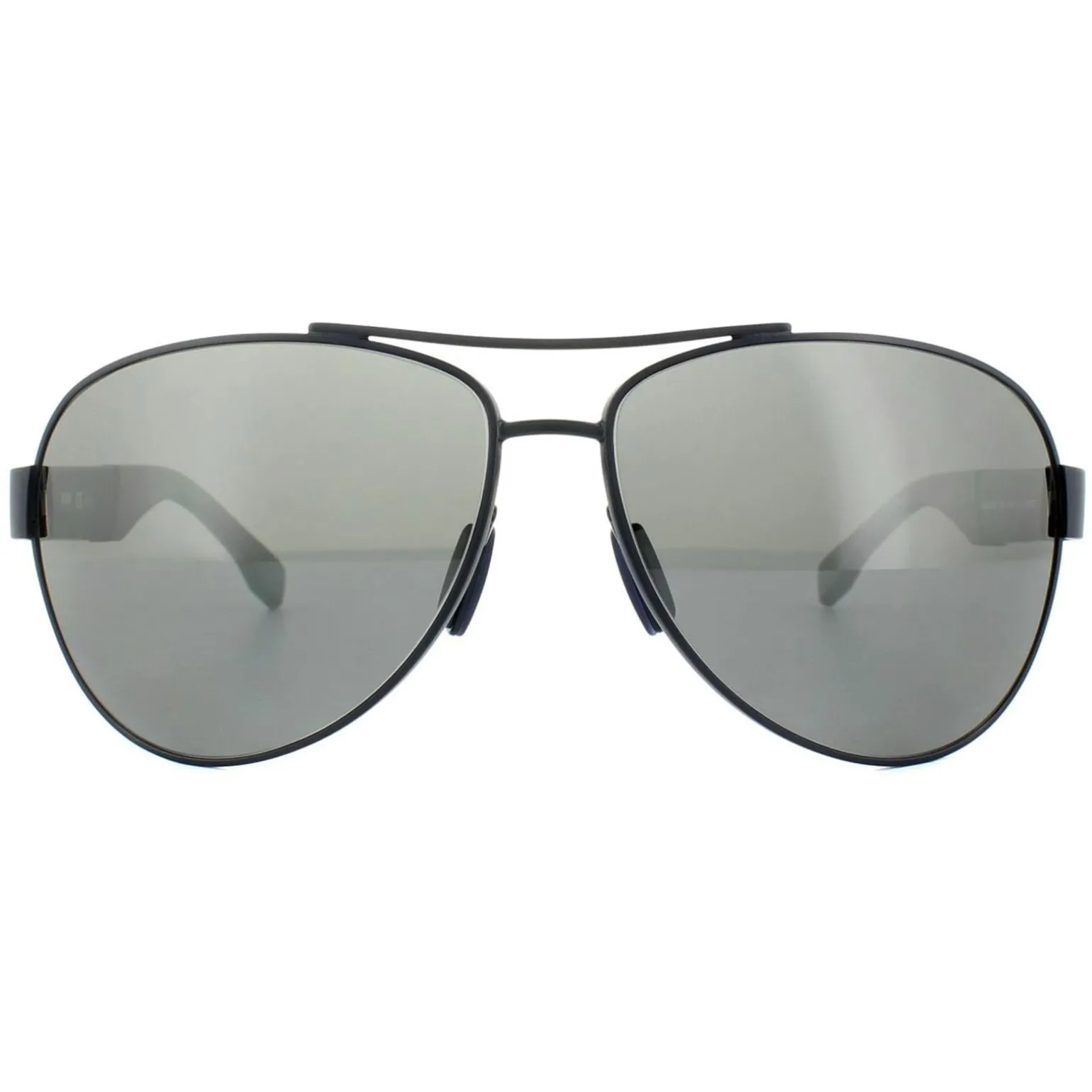 Hugo Boss Sunglasses 0915 1XS 6H Blue Grey Silver Mirror Polarized