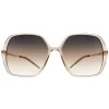 Hugo Boss Sunglasses BOSS 1660/S 84A PR Transparent Beige Gold Grey Br