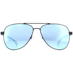 Hugo Boss Sunglasses BOSS 1077/S FLL 3J Matte Blue Blue Mirror