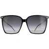Hugo Boss Sunglasses BOSS 1388/S 807 9O Black Dark Grey Gradient