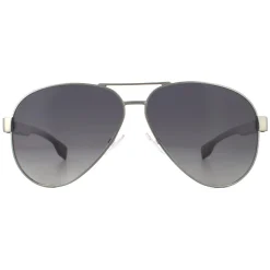 Hugo Boss Sunglasses BOSS 1241/S R80 WJ Matte Dark Ruthenium Grey Grad