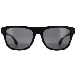 Hugo Boss Sunglasses BOSS 1322/S 0VK M9 Matte Black Blue Grey Polarize