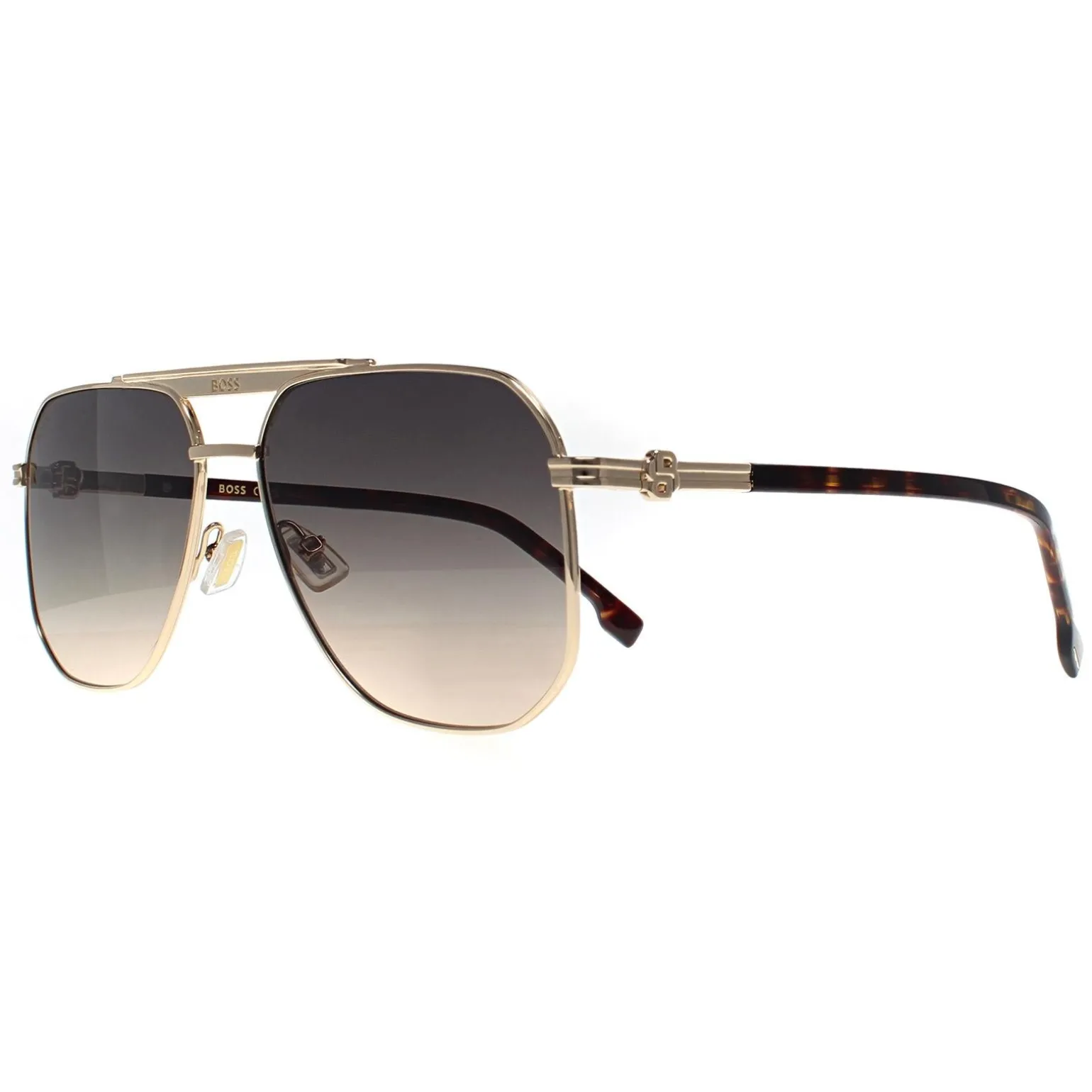 Hugo Boss Sunglasses BOSS 1743/S 06J C9 Gold Havana Grey Brown Gradien
