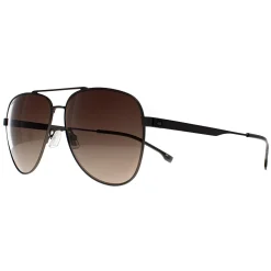 Hugo Boss Sunglasses BOSS 1641/S R80 HA Matte Dark Ruthenium Brown Gra