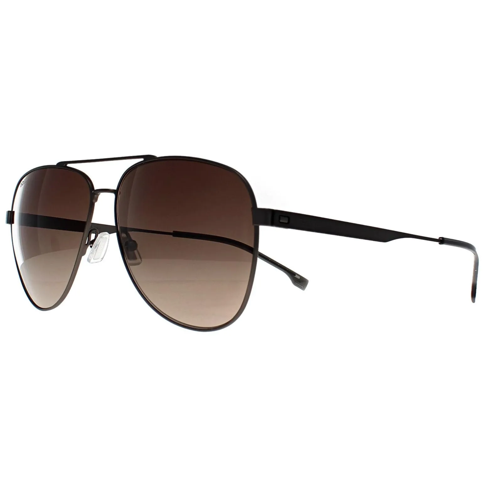 Hugo Boss Sunglasses BOSS 1641/S R80 HA Matte Dark Ruthenium Brown Gra
