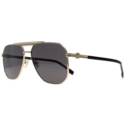 Hugo Boss Sunglasses BOSS 1743/S RHL 2K Gold Black Grey Anti Reflectiv