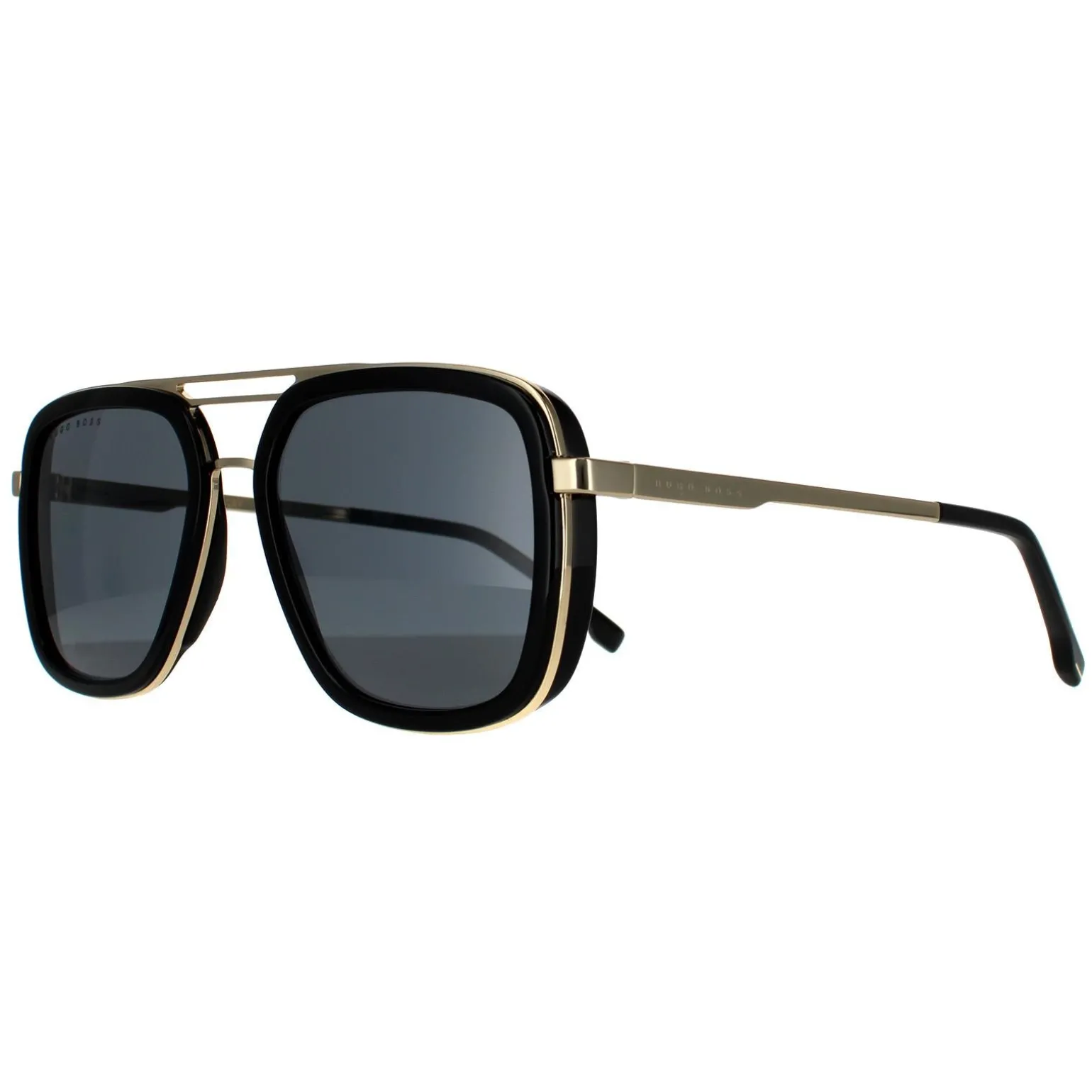 Hugo Boss Sunglasses BOSS 1235/S 807 IR Black Gold Grey
