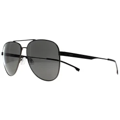 Hugo Boss Sunglasses BOSS 1641/S V81 M9 Black Ruthenium Grey Polarized