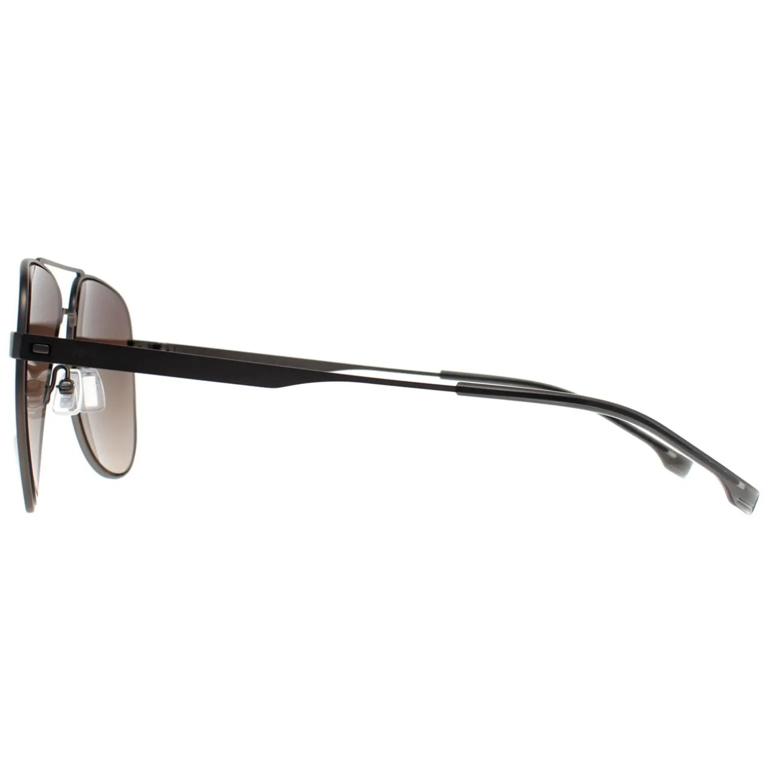 Hugo Boss Sunglasses BOSS 1641/S R80 HA Matte Dark Ruthenium Brown Gra
