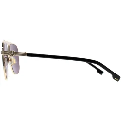 Hugo Boss Sunglasses BOSS 1743/S RHL 2K Gold Black Grey Anti Reflectiv
