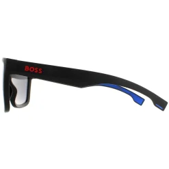 Hugo Boss Sunglasses BOSS 1451/S 0VK DC Matte Black Blue Extra White S