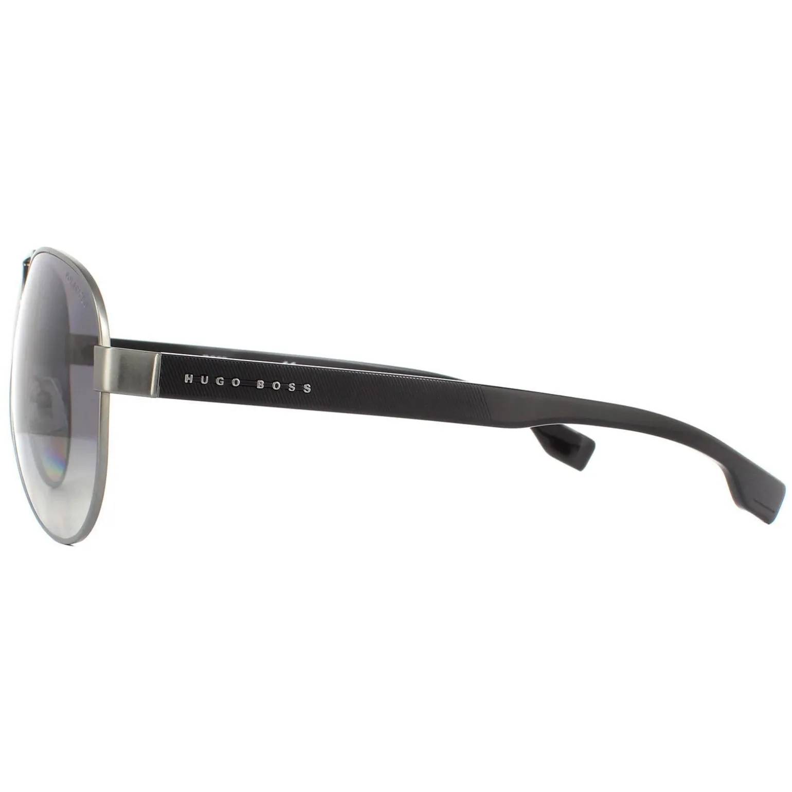 Hugo Boss Sunglasses BOSS 1241/S R80 WJ Matte Dark Ruthenium Grey Grad