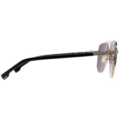 Hugo Boss Sunglasses BOSS 1743/S RHL 2K Gold Black Grey Anti Reflectiv