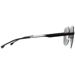 Hugo Boss Sunglasses BOSS 1641/S V81 M9 Black Ruthenium Grey Polarized