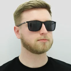 Hugo Boss Sunglasses BOSS 0665/S/IT 807 M9 Black Grey Polarized