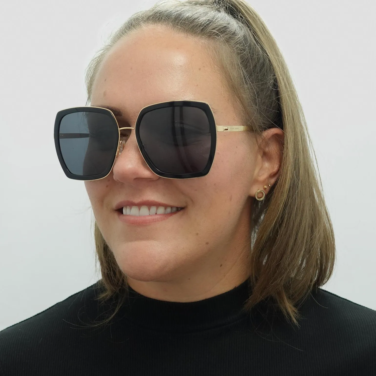 Hugo Boss Sunglasses BOSS 1208/S RHL IR Gold Black Grey