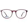 INVU Glasses Frames B4116 C Transparent Burgundy Casis Silver Women