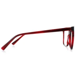 INVU Glasses Frames B4107 C Transparent Burgundy Women