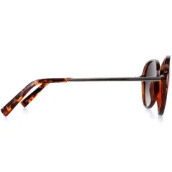 INVU Sunglasses B2135 B Demi Tortoise Brown Gold Grey Polarized