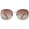 INVU Sunglasses B1018 C Gold Beige Brown Polarized
