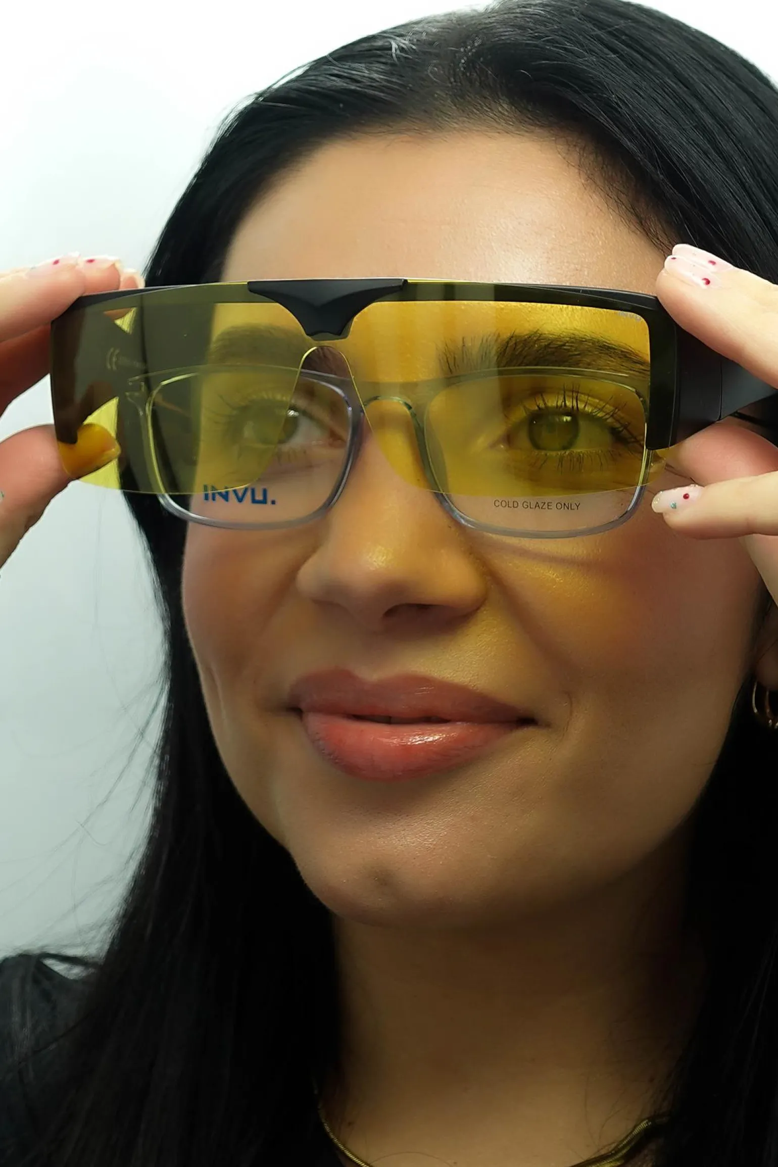 INVU Sunglasses E2700 D Matte Black High Yellow