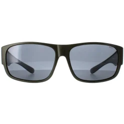 INVU Sunglasses E2601 E Matte Olive Metallic Grey Polarized
