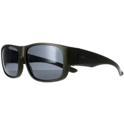 INVU Sunglasses E2601 E Matte Olive Metallic Grey Polarized