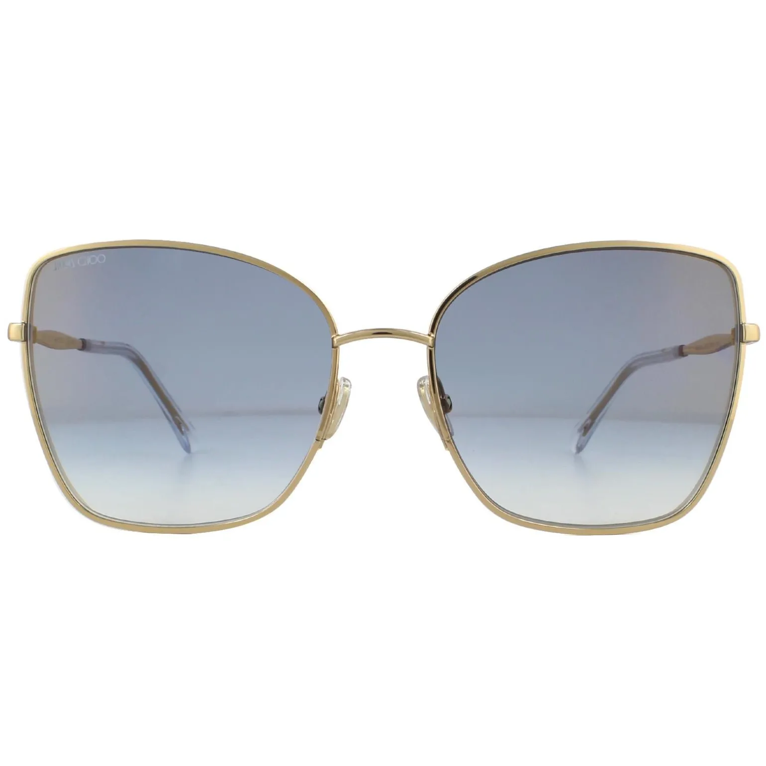 Jimmy Choo Sunglasses ALEXIS/S 000 1V Rose Gold Blue Gradient
