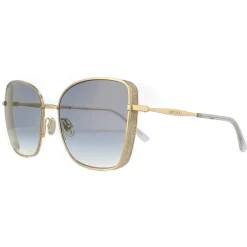 Jimmy Choo Sunglasses ALEXIS/S 000 1V Rose Gold Blue Gradient