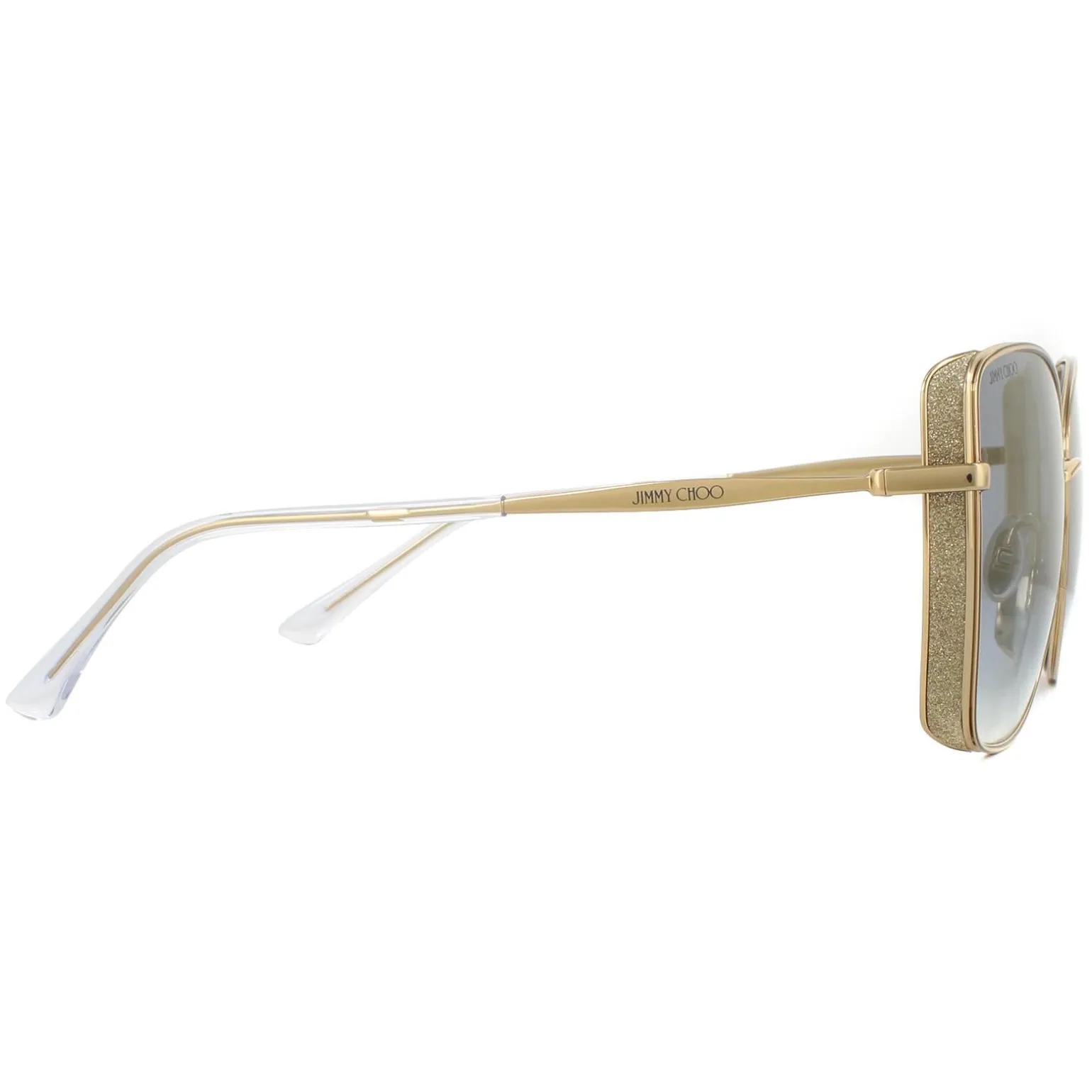 Jimmy Choo Sunglasses ALEXIS/S 000 1V Rose Gold Blue Gradient