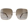 Jimmy Choo Sunglasses ALIANA/S 06J HA Gold Havana Brown Gradient
