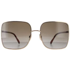 Jimmy Choo Sunglasses ALIANA/S 06J HA Gold Havana Brown Gradient