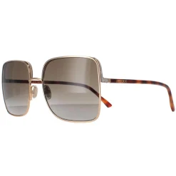 Jimmy Choo Sunglasses ALIANA/S 06J HA Gold Havana Brown Gradient