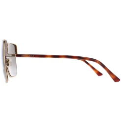 Jimmy Choo Sunglasses ALIANA/S 06J HA Gold Havana Brown Gradient