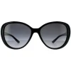Jimmy Choo Sunglasses AMIRA/G/S 807 9O Black Dark Grey Gradient