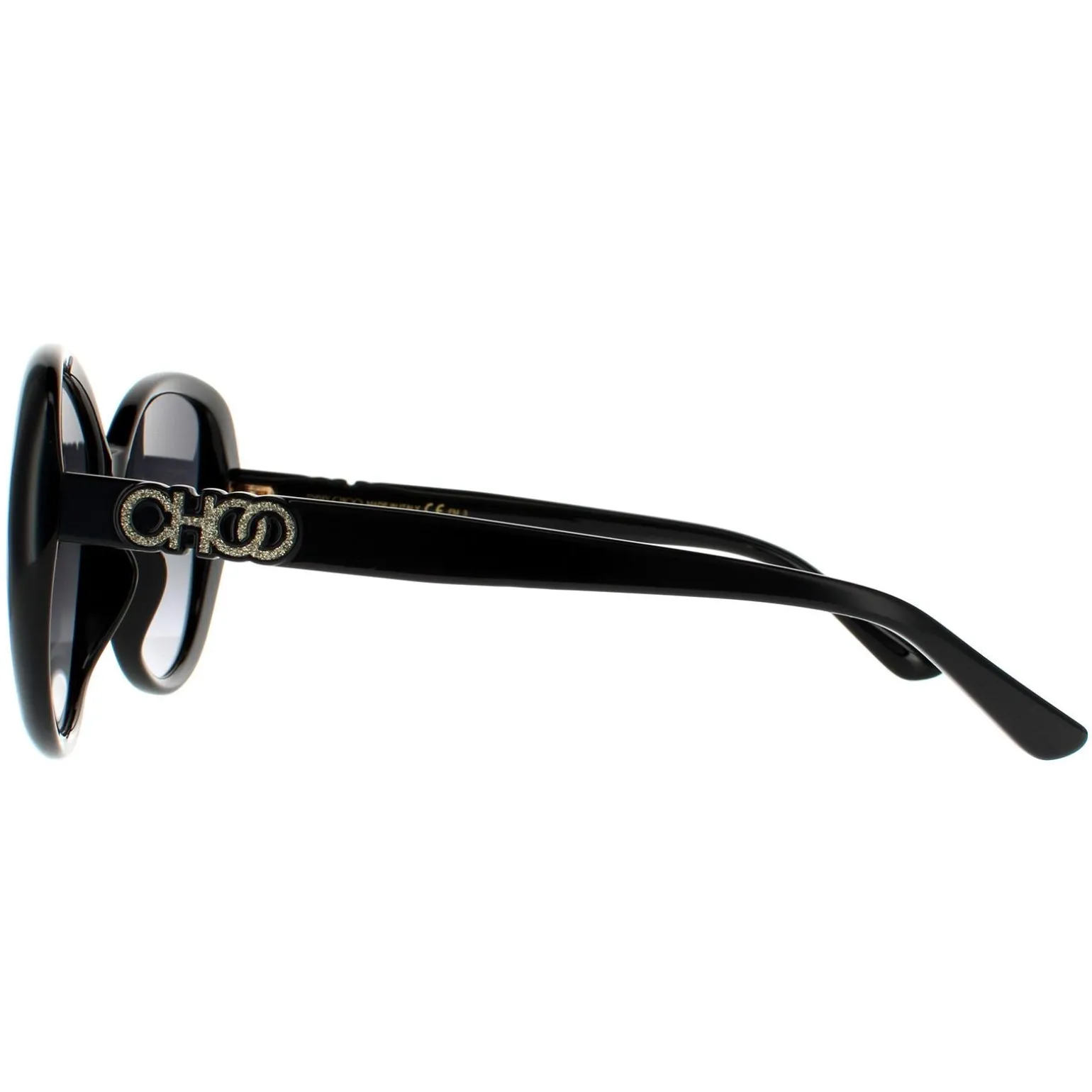Jimmy Choo Sunglasses AMIRA/G/S 807 9O Black Dark Grey Gradient